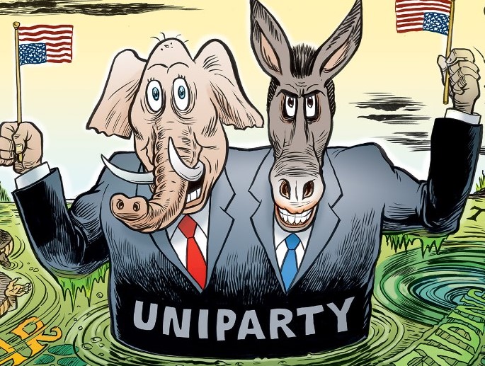 Cartoons – US Demokraten & Republikaner